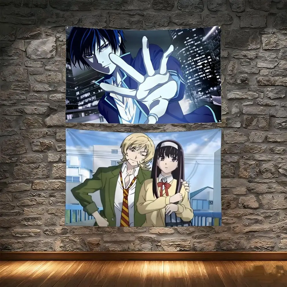 Urban Superpower Anime C-CodeBreaker Flags Tapestry Creative Pattern Photo Living Room Wall Art Party Outdoor Decor
