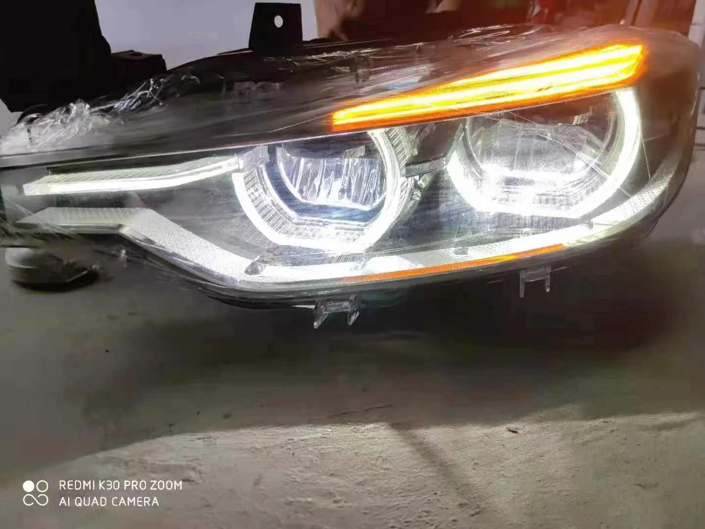 مصابيح أمامية للسيارة عالية الجودة لسلسلة المصابيح الأمامية BMW F30 F35 LED 320i 316i 6311719628 / 63117419627