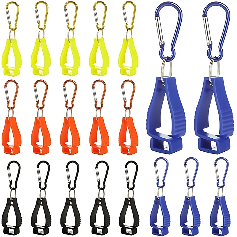 1/5Pcs Multifunctional Glove Clip Holder Hanger Guard Clamp Anti-Lost Work Clamp Grabber Catcher for Construction Guard Labor