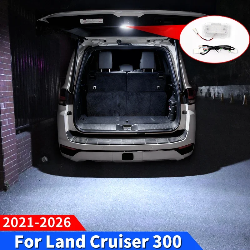 لتويوتا 2021-2025 لاند كروزر 300 LC300 مصباح إضاءة صندوق السيارة مصباح ليد الملحقات الداخلية السوبر مشرق أجزاء الإضاءة مقاوم للماء #1