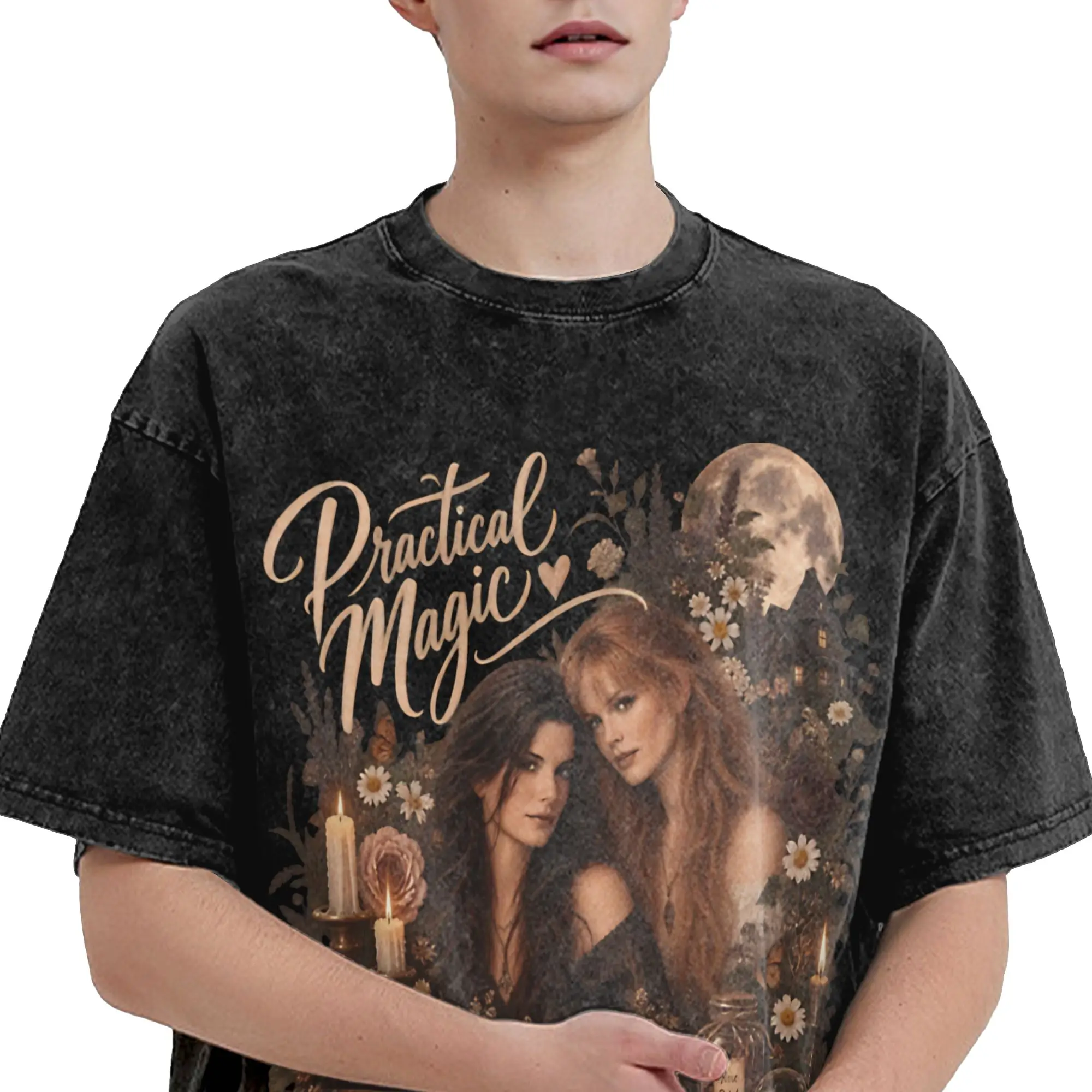 Summer Practical Magic 2 Witchcraft Sisterhood Witchy Aesthetic Washed T Shirts Accessories Oversize T-Shirts