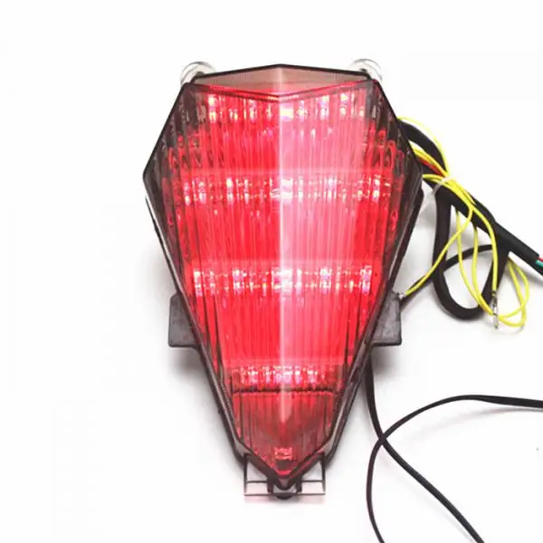 المدخن الأحمر LED كسر خلفي الذيل ضوء المصباح ل 2006-2007 ياماها YZF-R6 #2