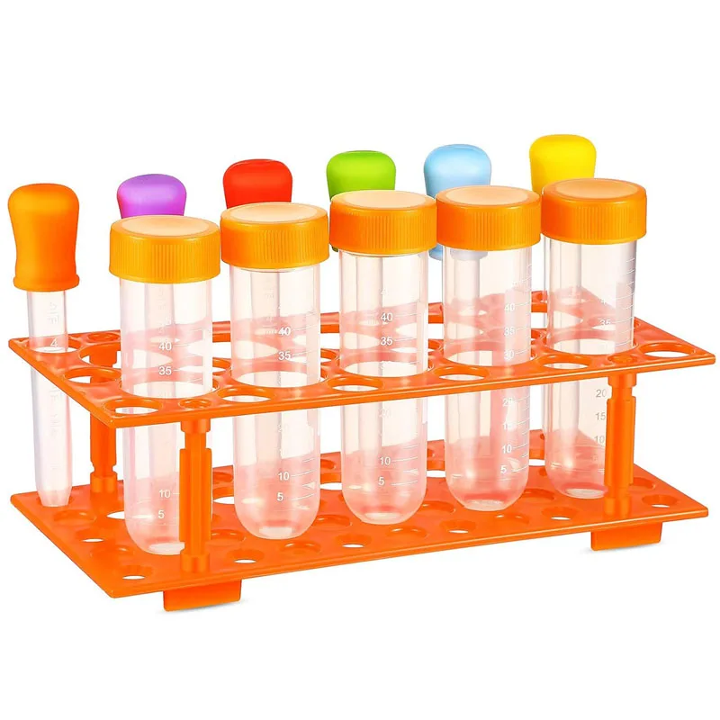 10ML/15ML/50ML Plastic Multi-purpose Detachable Test Tube Rack 18/10 Hole Laboratory Equipment and School Supplies