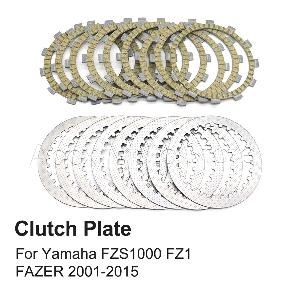 For Yamaha FZS 1000 FZS1000 FZ1 FAZER 2001-2015 2014 2013 Motorcycle Clutch Plate Steel Plate Friction Disc Kits Accessories