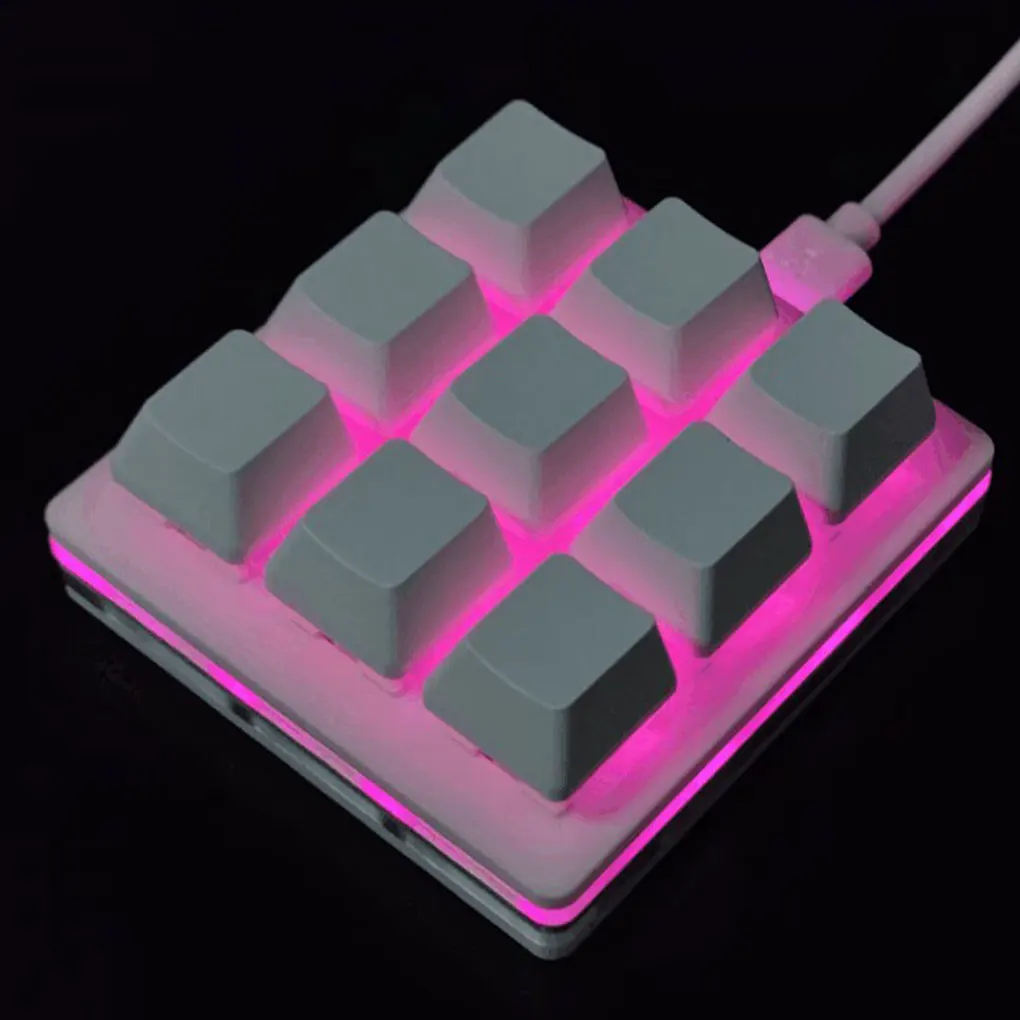 Wired 9-key Keyboard Office Fast Response Programmable Keys Mini Keypad