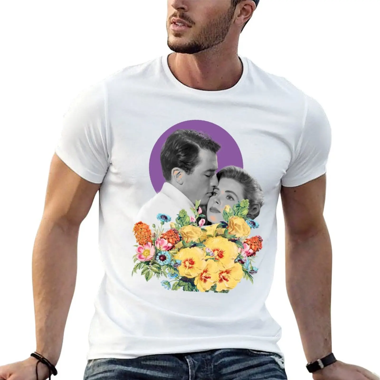 

shirts agreement McGuire Dorothy T-Shirt for and with for Gregory white printed shirts Gentleman's pack man t t man Peck