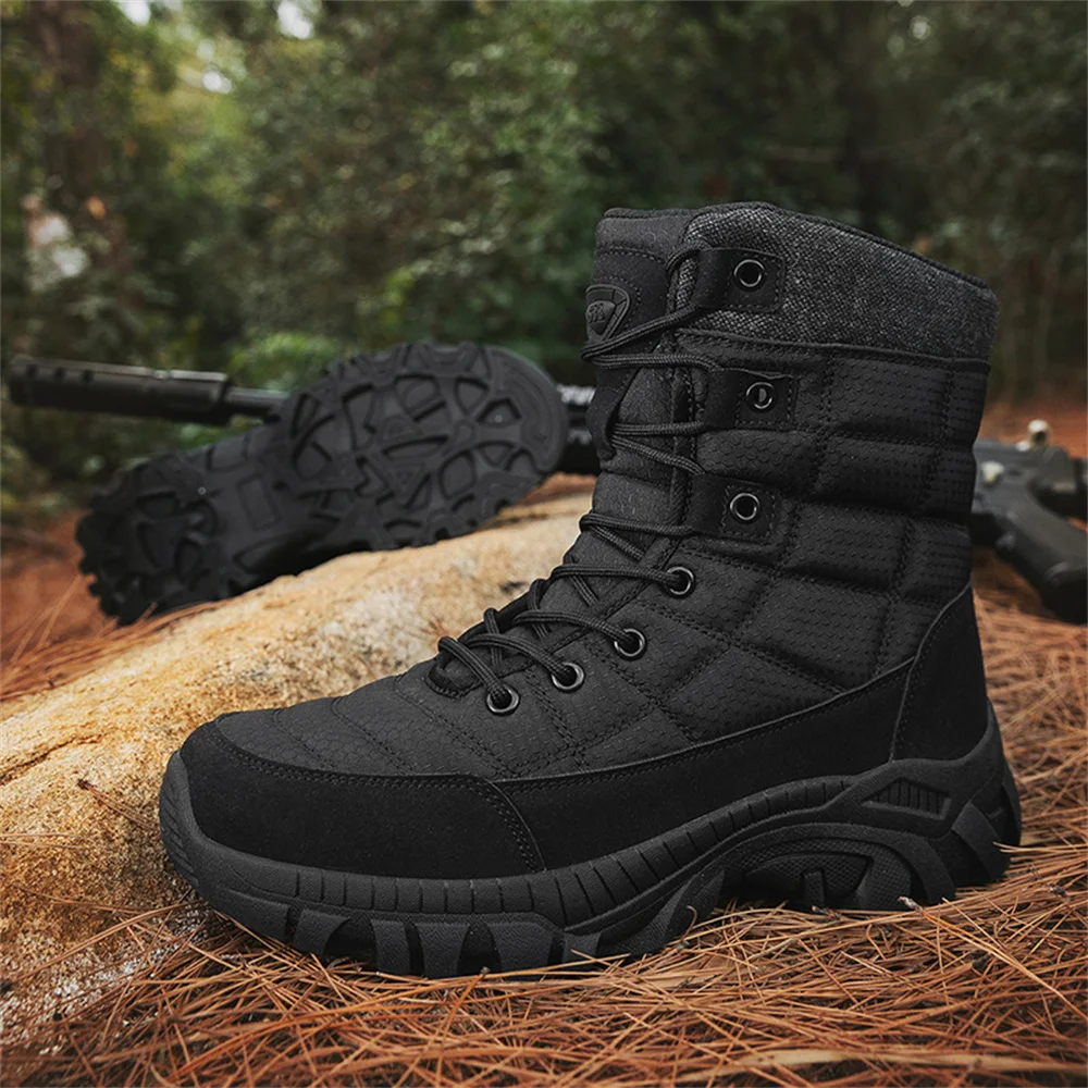 Large Size Men's Outdoor Camouflage Boots High Top Outdoor Hiking Boots Men's Hiking Training Boots Men