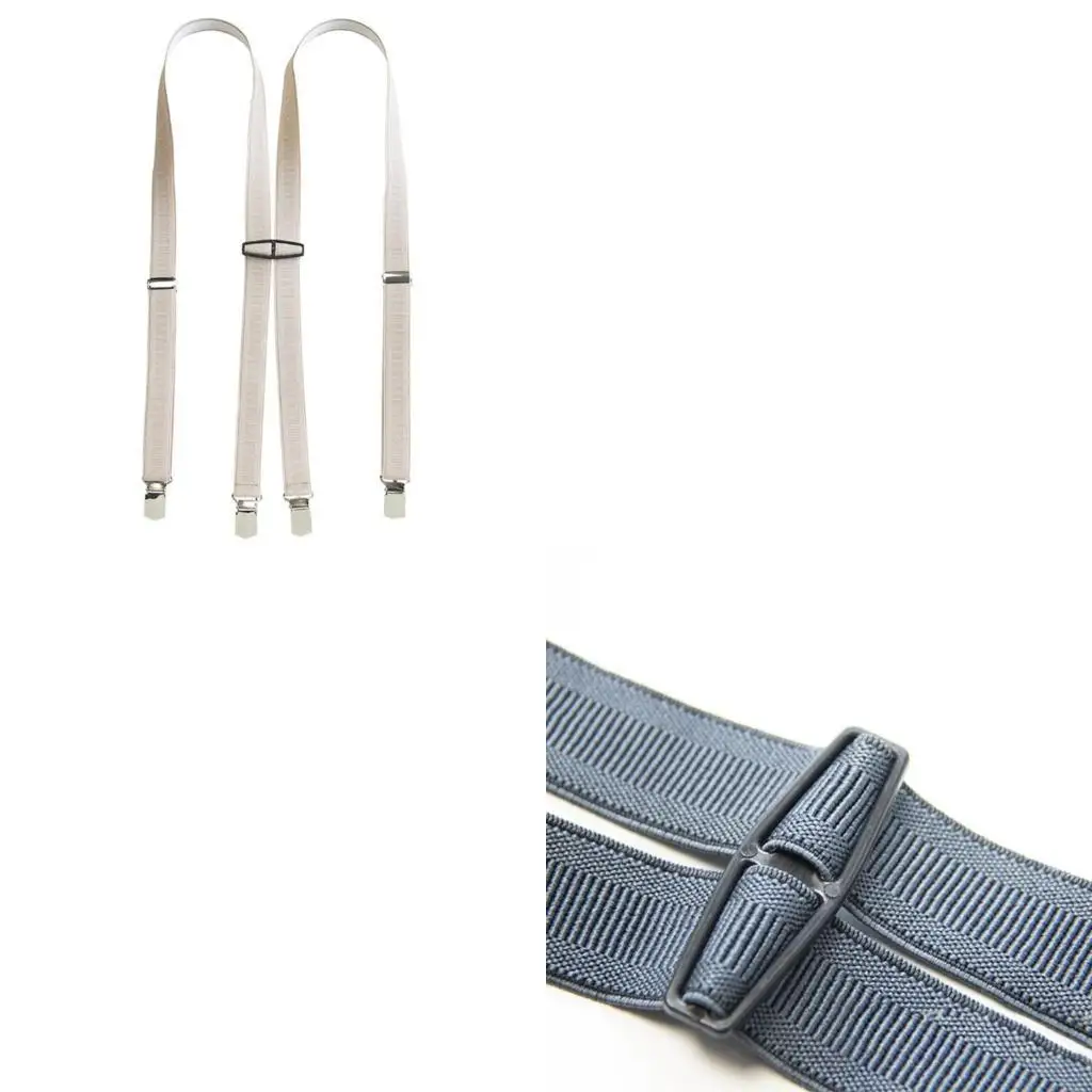 

652F Men's Work Suspenders with Great Construction Comfortable Bracers Adjustable HShaped Suspenders for Daily and Formal Use