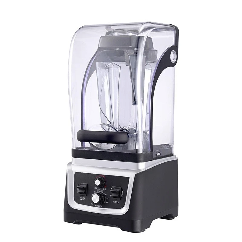 

Smoothie machine, commercial milk tea shop with cover ice shaver, juicer wall breaker