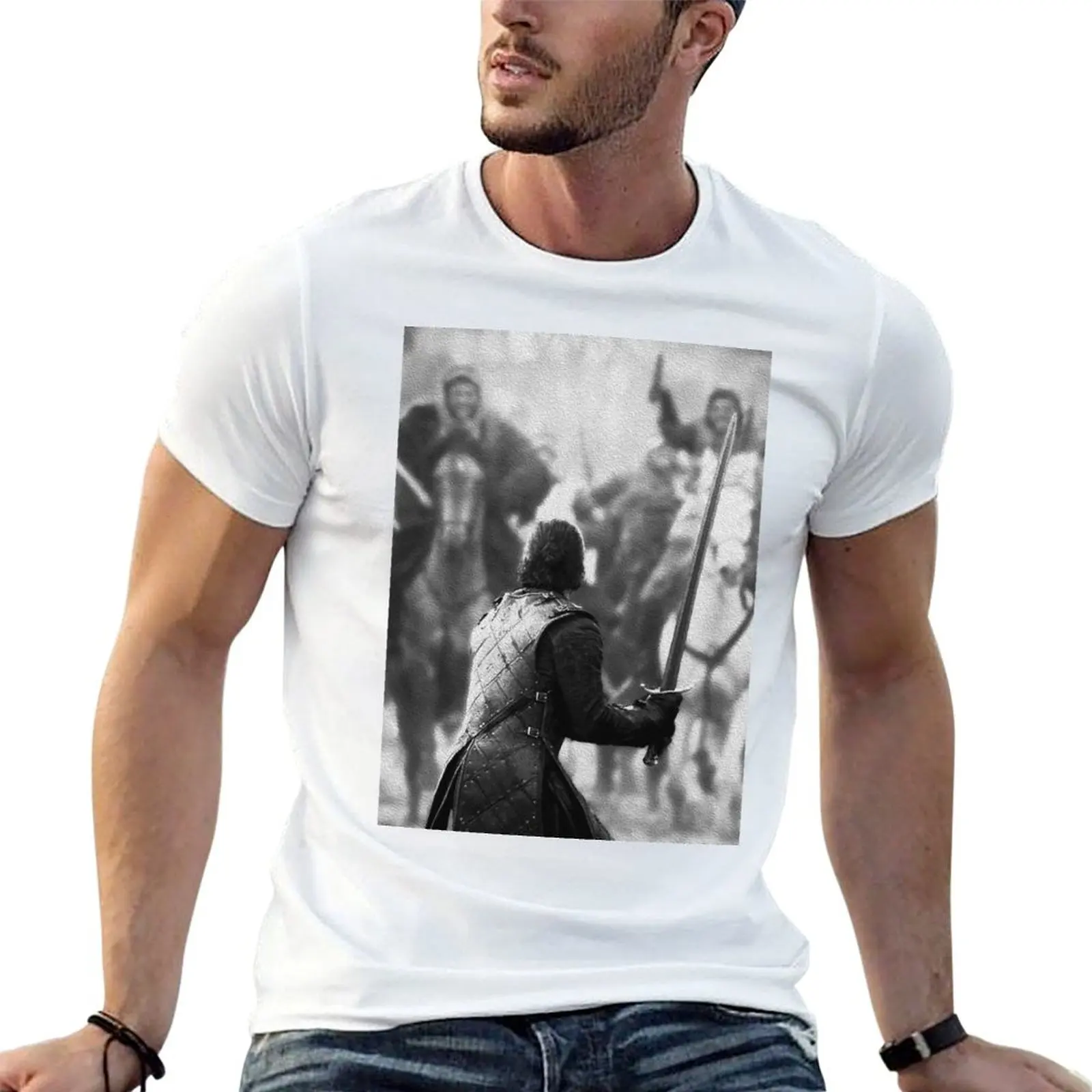 

Jon Snow T-Shirt man t shirt designer man t shirt summer T-Shirt
