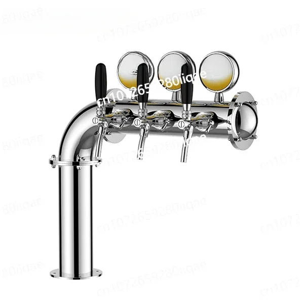 Taros Barrel Beer Distribution Equipment Small Right Door-Shaped 3-Hole Brewed Stainless Steel Wine Column Luminous