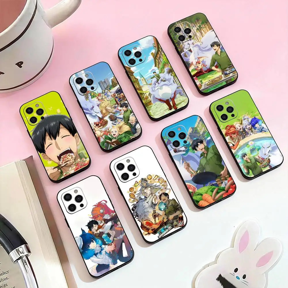 

Campfire Cooking in Another World with My Absurd Phone Case For iPhone 17,16,15,14,13,12,11 Plus,Pro,Max,XS Silicone Soft Cover