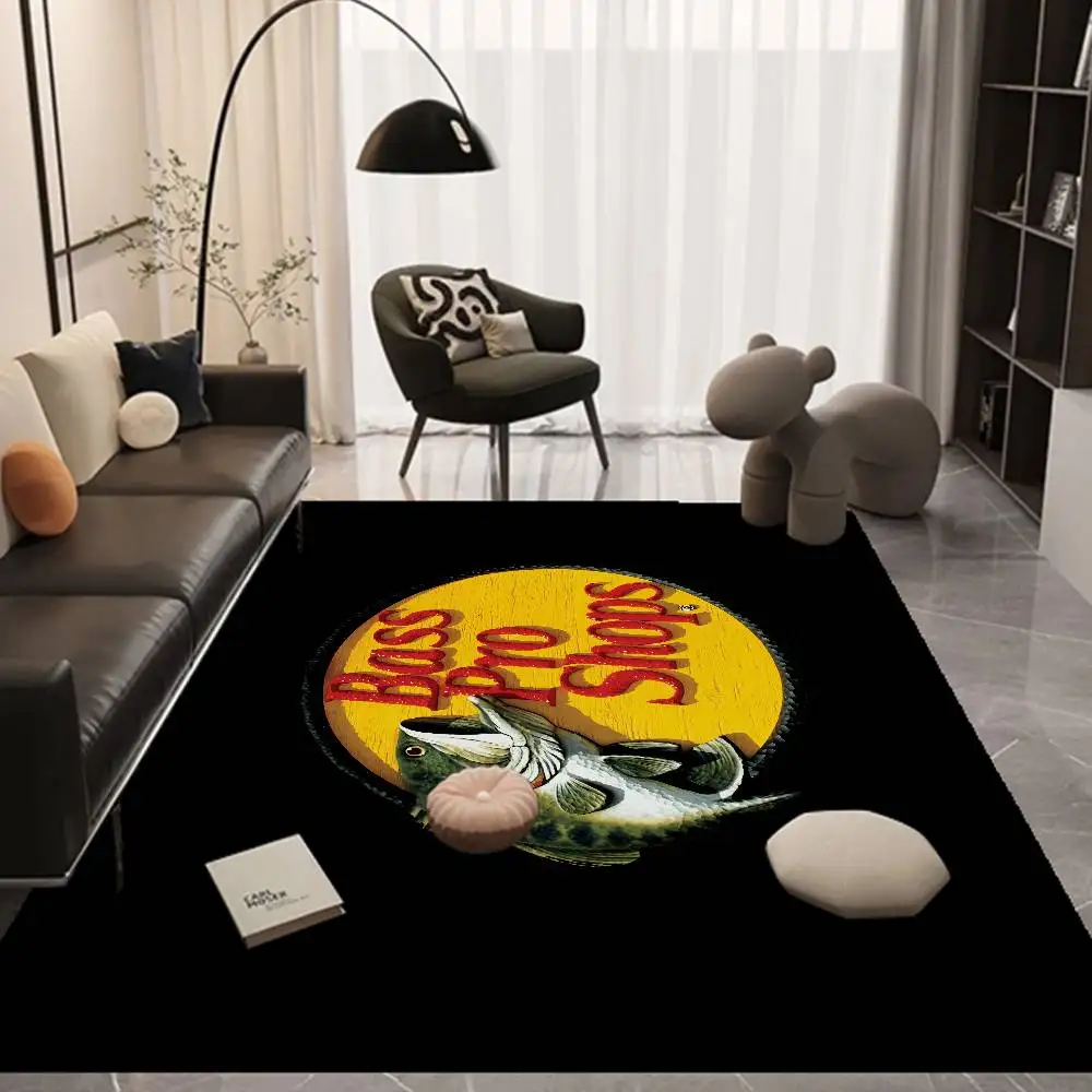 B-Bass Pro Shop Bathroom Mat Kids Room Bedroom Decoration Balcony Anti-Slip Doormat Living Room Welcome Rug