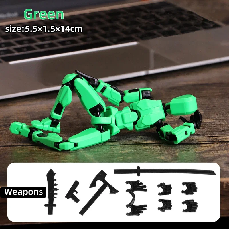 3D-gedruckte Schaufensterpuppe, Actionfiguren, Spielzeug, Dummy, 13 Shapeshift-Roboter, mehrfach gegliedert, beweglich, für Kinder und Erwachsene, Eltern-Kind-Spiele, Geschenke – Detail 6