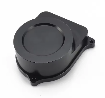 Retrofit aluminum alloy distributor cover removed