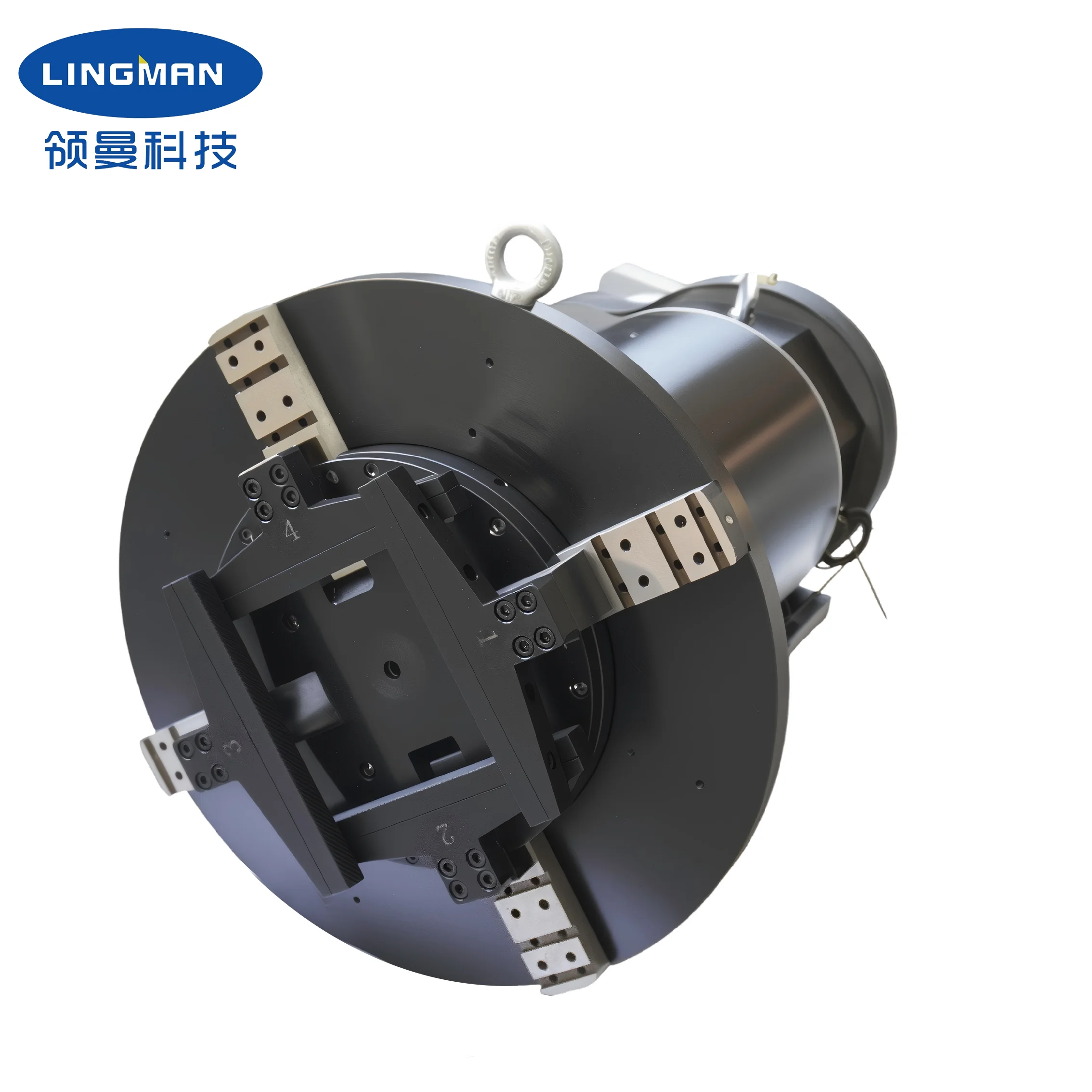 Lingman factory direct sales W355T tube cutting machine wire feeding chuck and tail chuck | Special shape pipe grip