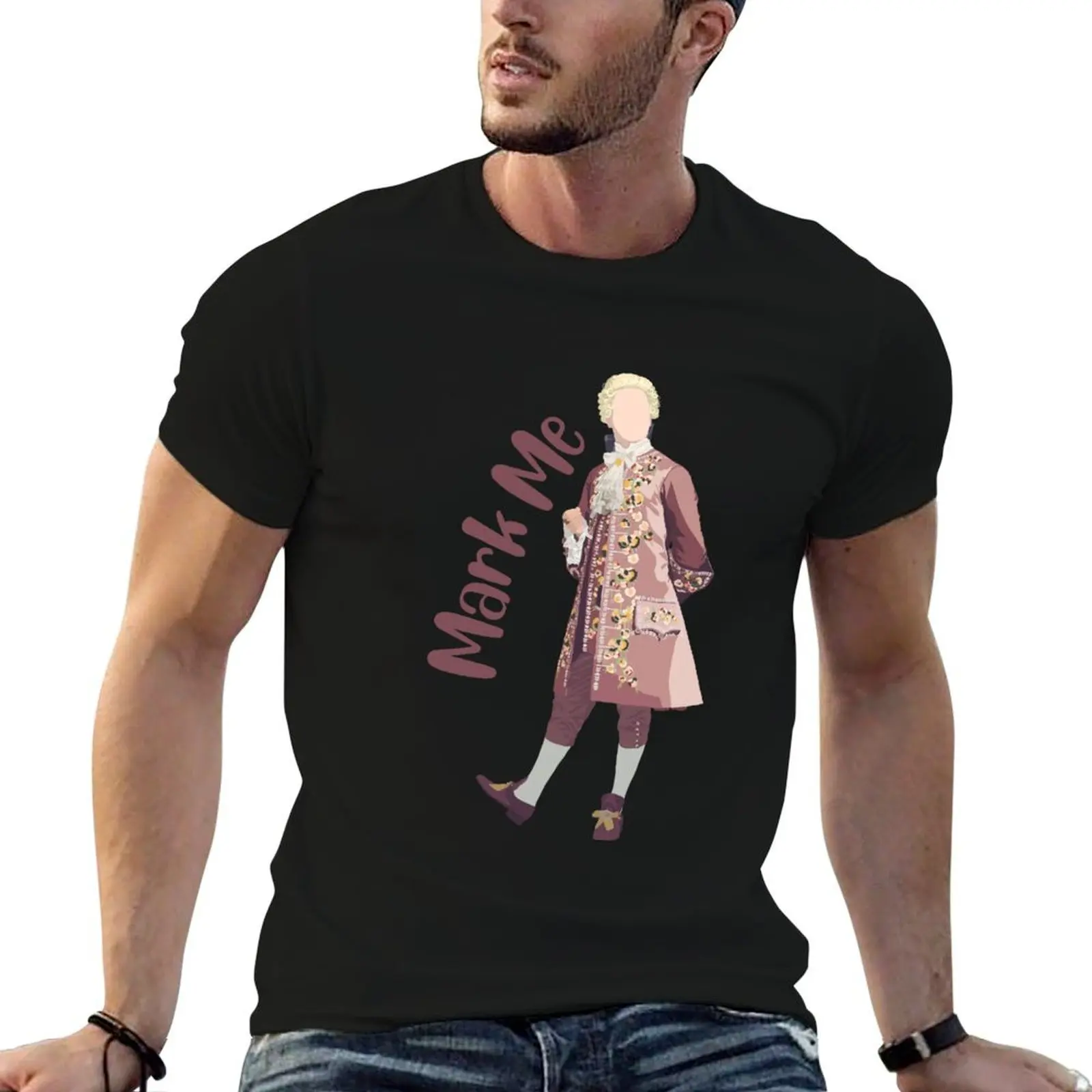 Outlander- Bonnie Prince Mark Me T-Shirt graphics oversized graphic shirts designer shirts Men's t-shirt