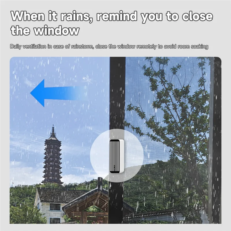 【RECOMENDAR】For Home Automation Compatible Tuya WIFI Smart Rain Sensor 2-In-1 Rainwater Detection Flood Detector