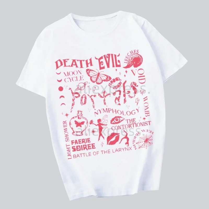 

Melanie Martinez Music Portals Trilogy Tour Harajuku Мужские футболки Футболки Топы Дизайнерская футболка с короткими рукавами Эстетическая аниме-футболка