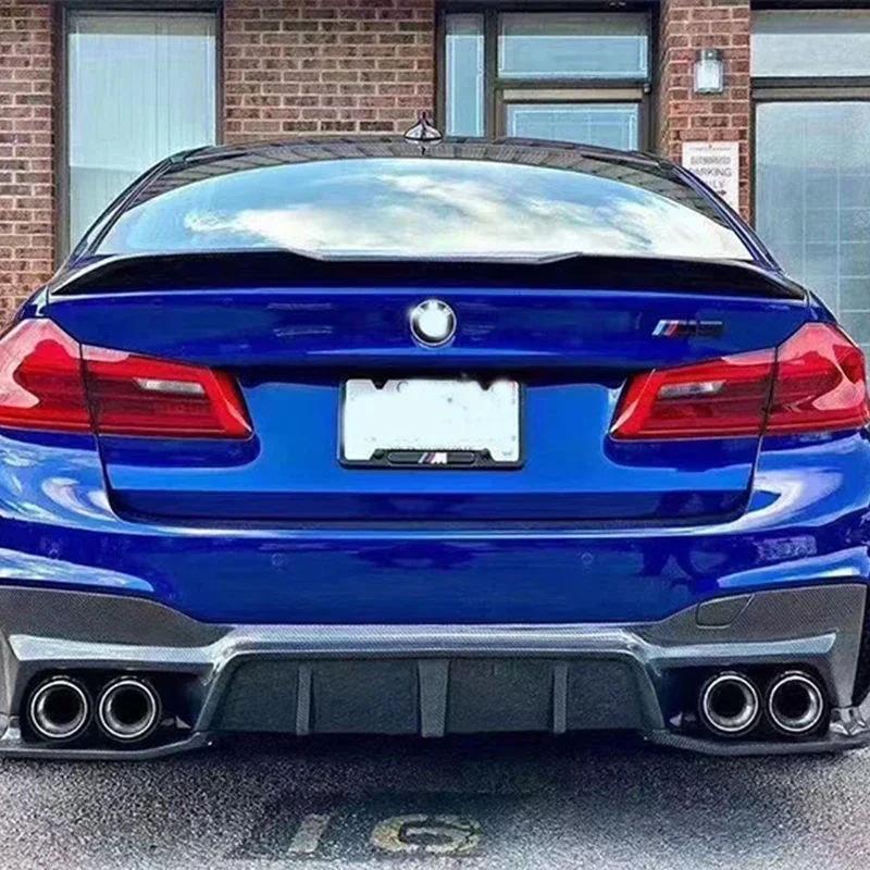 리어 트렁크 루프 스포일러 립 윙 바디 키트, 자동차 스타일링 액세서리, BMW G30 F90 M5 + 2017-2023 M Performance Pro/PSM 스타일