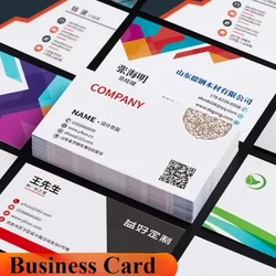 1000 PCS Free Customized Business Card Two Sides Printed Paper Cards Design Art Paper Personalized Gift Cards Thank You Card