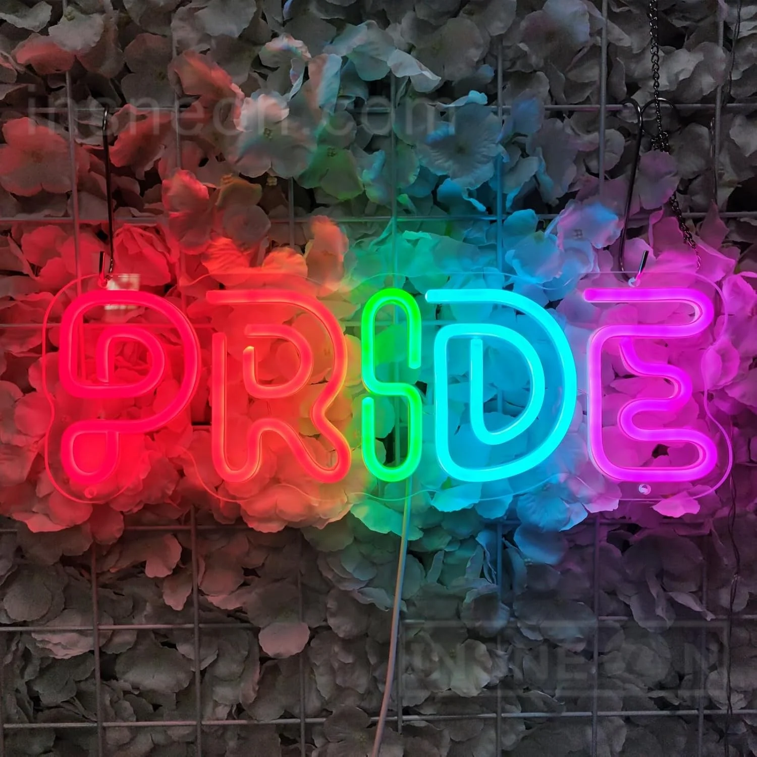 Pride Neon Sign for Room Decoration,Neon LED Lights Signs for Bedroom Wall Decor,Home,Study,Wedding,Gaming,Bar,aesthetic,Custom