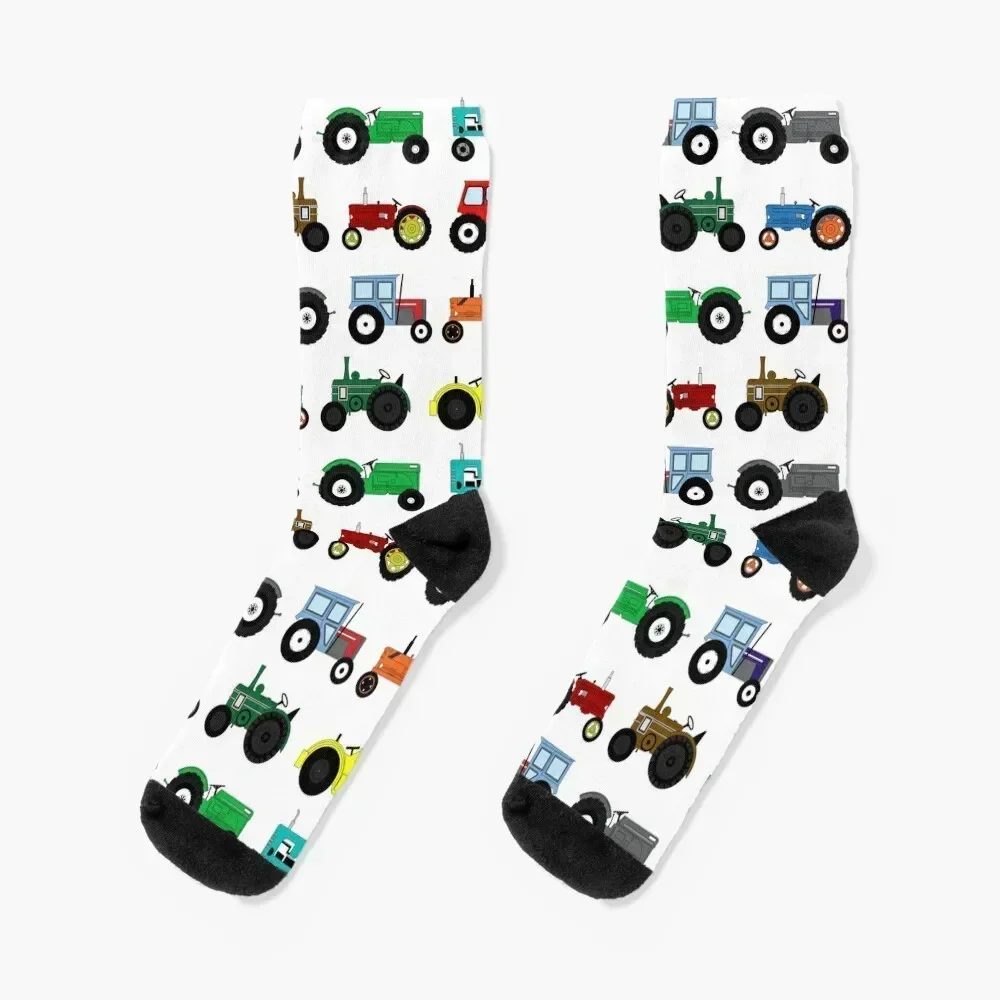 

Tractors Print Socks Wholesale heated kawaii Mens Socks Women's