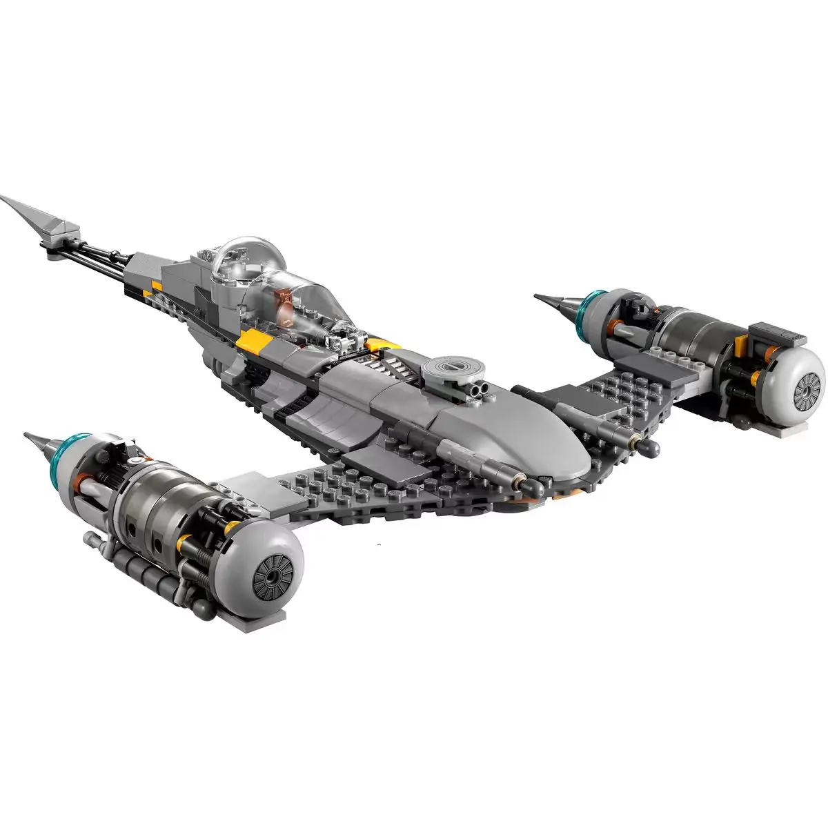 MOC 73525 Space Fighter Building Block N-1 Starhunt From The Naboo Battle Airplane Assemble Figure Toys Brick Kids Birthday Gift