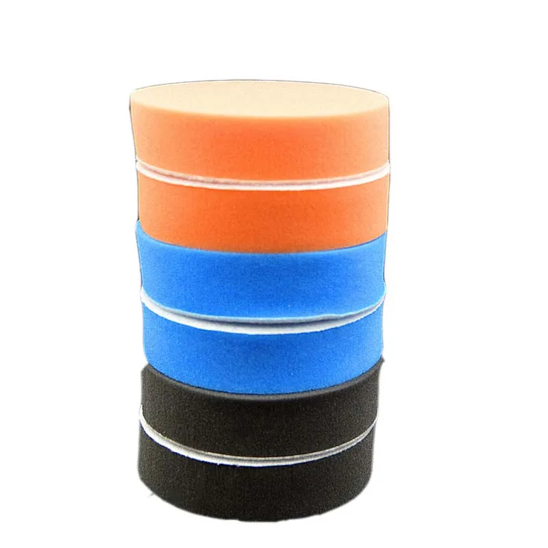 2inch/3inch/4inch/5inch/6inch/7inch Car Beauty Polishing Wheel Flat Sponge Pad Hoop and Loop