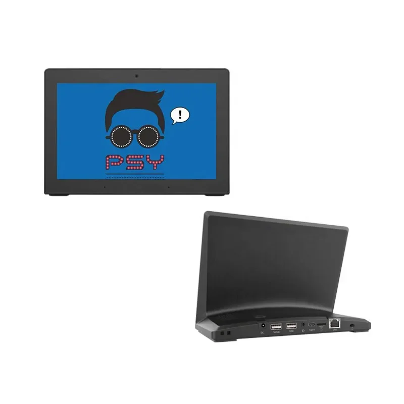 Desktop L tipo Digital Signage, Android POS, Tablet PC, RJ45, 8 ", RK3288