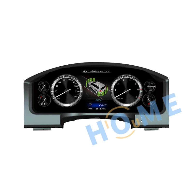 Digital Dashboard Panel Virtual counter Instrument Cluster CockPit LCD Speedometer For TOYOTA  Land Cruiser 2008 - 2020