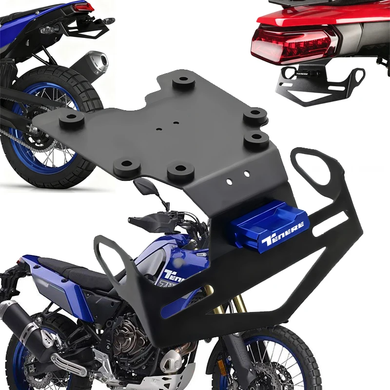 Support de plaque d'immatriculation arrière de moto avec éliminateur de garde-boue arrière, pour Yamaha Tenere 700 XT700Z Tenere700 2019 – 2025