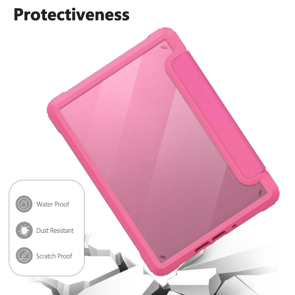 Auto Wake/Sleep Protective Case Glitter Powder Magnetic e-Reader Shell for Kindle Paperwhite 2024 (12th Gen) 7 inch Colorsoft