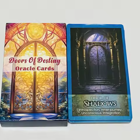 Doors of Destiny Oracle Cards 32 Deck English Version Tarot-Inspired Oracle Doors Series painting Board games