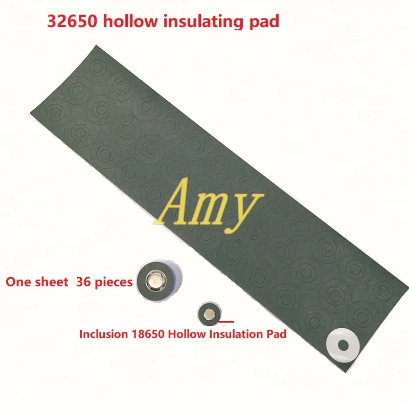 A single round barley paper 32650 battery special battery insulation insulation gasket tape adhesive patch