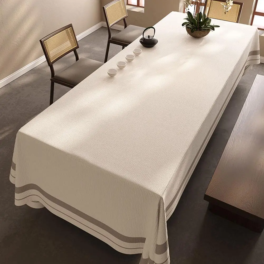 Mantel Rectangular Simple y moderno para boda, Hotel, banquete, cubierta de mesa, decoración del hogar, 130cm x 160cm, A5s9