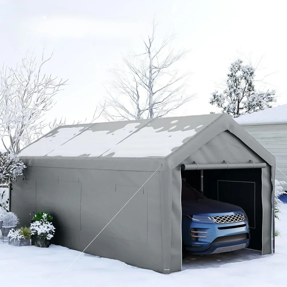 Garages, Canopies & Carports Portable Garage Shelter Boat Shelter with 4 Reinforced Steel Cables Garden Buildings Home & Garden