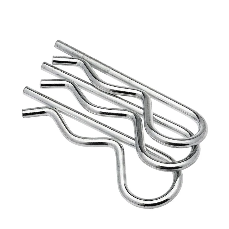 304 Stainless Steel M1.2 M1.6 M1.8 M2 M2.5 M3 M3.5 M4 M5 M6 M7 B R Type Spring Cotter Pin Wave Shape Split Clip for Car