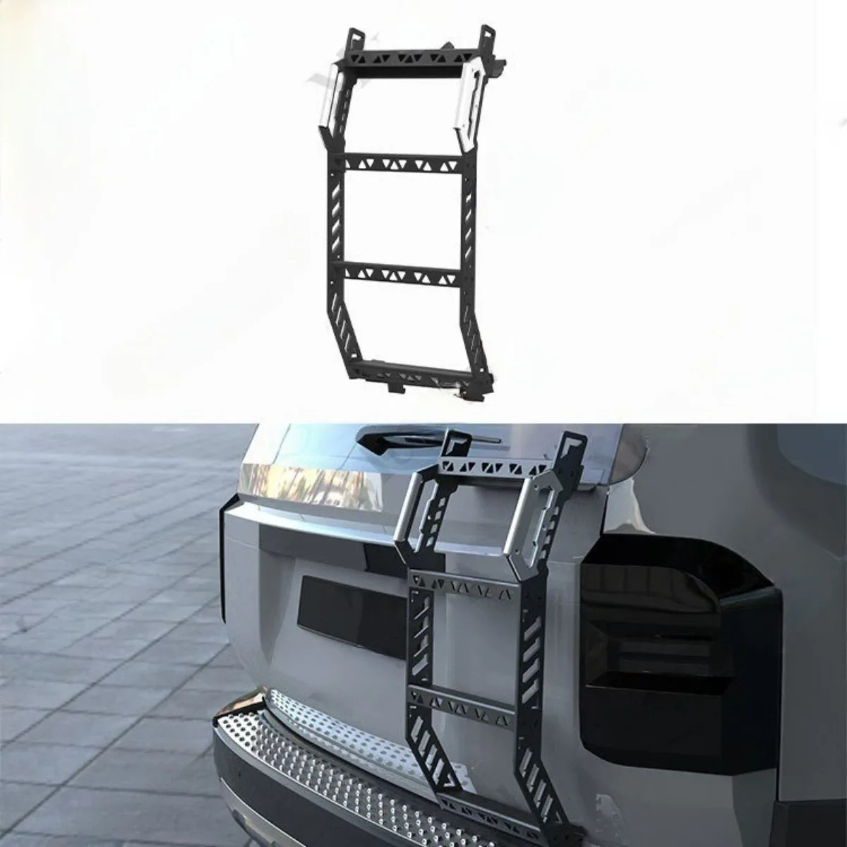 

For Toyota Prado LC250 Tailgate Climbing Ladder Accessories Tailgate Climbing Ladder Modification Part