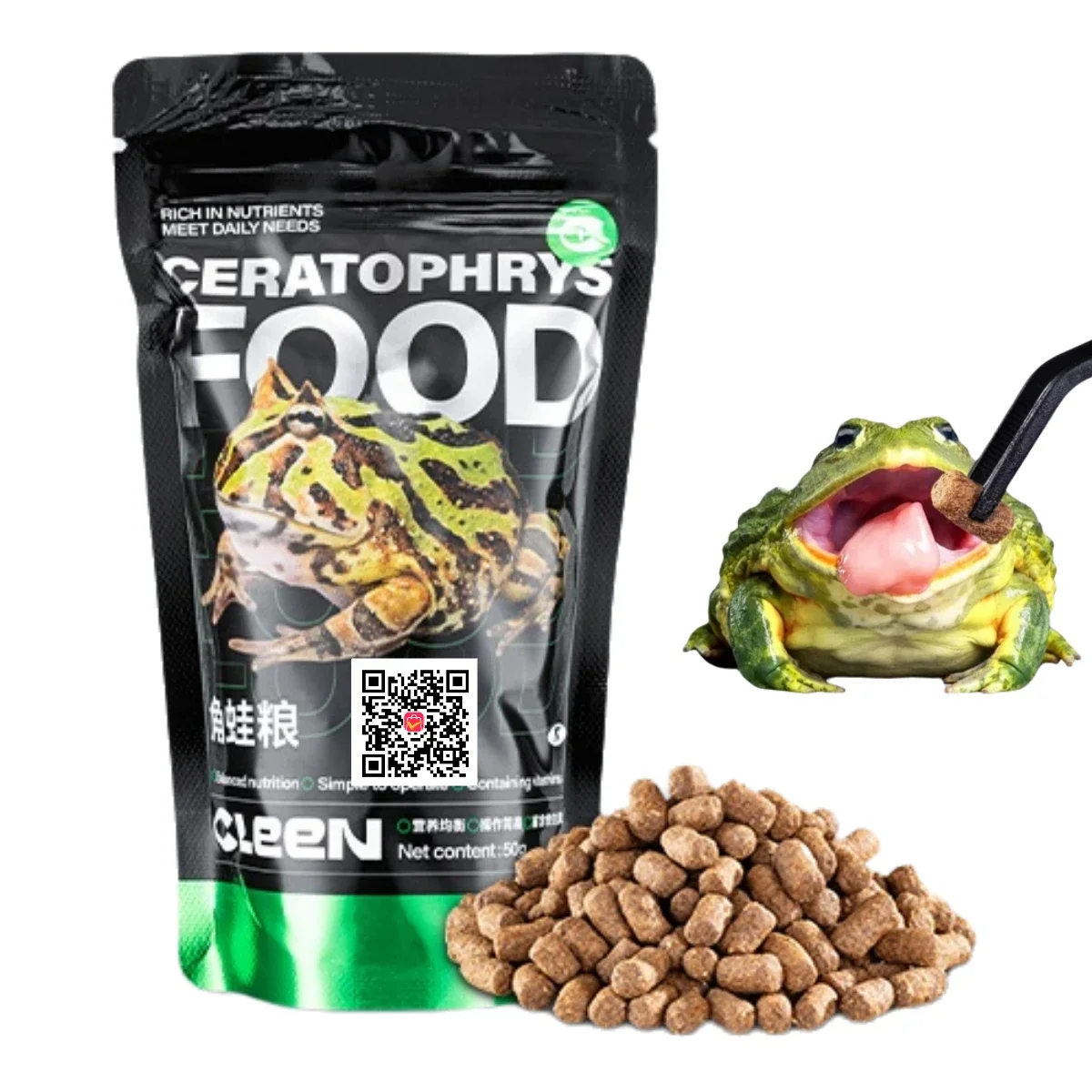 

Horned Frog Feeder Food Reptile Accessories