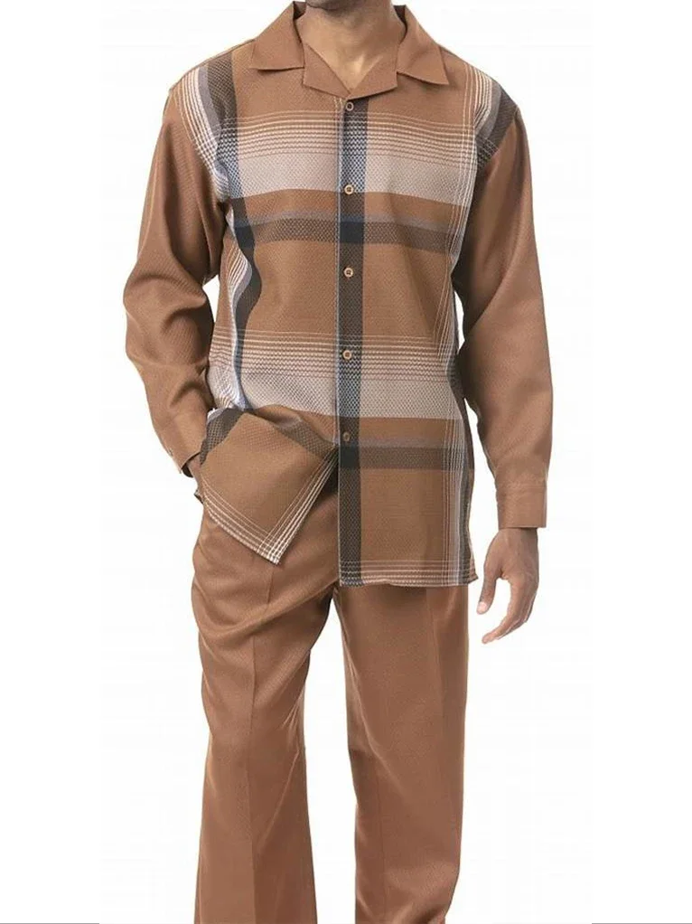 Fashion Men's Suit 2 Piece Harajuku Striped Long Sleeve Top + Suit Pants Summer New Outdoor Casual Shirts Men's Clothing