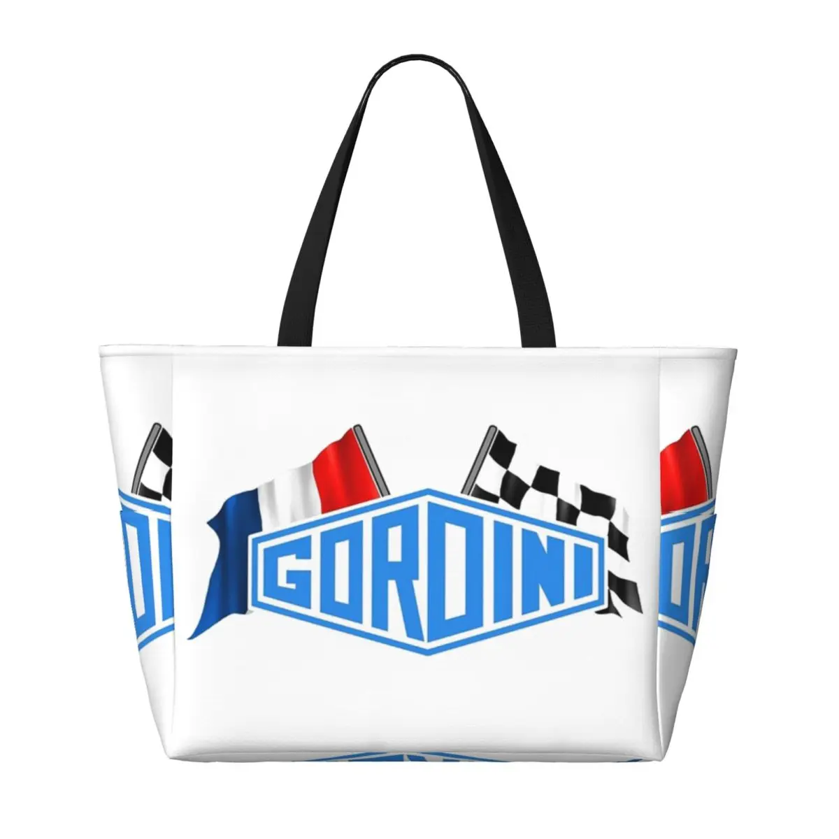 Gordini Checkered Flag Beach Tote Bag Sport Gym Yoga Duffle Large Tote Bag Women Travel Bag Fitness bag