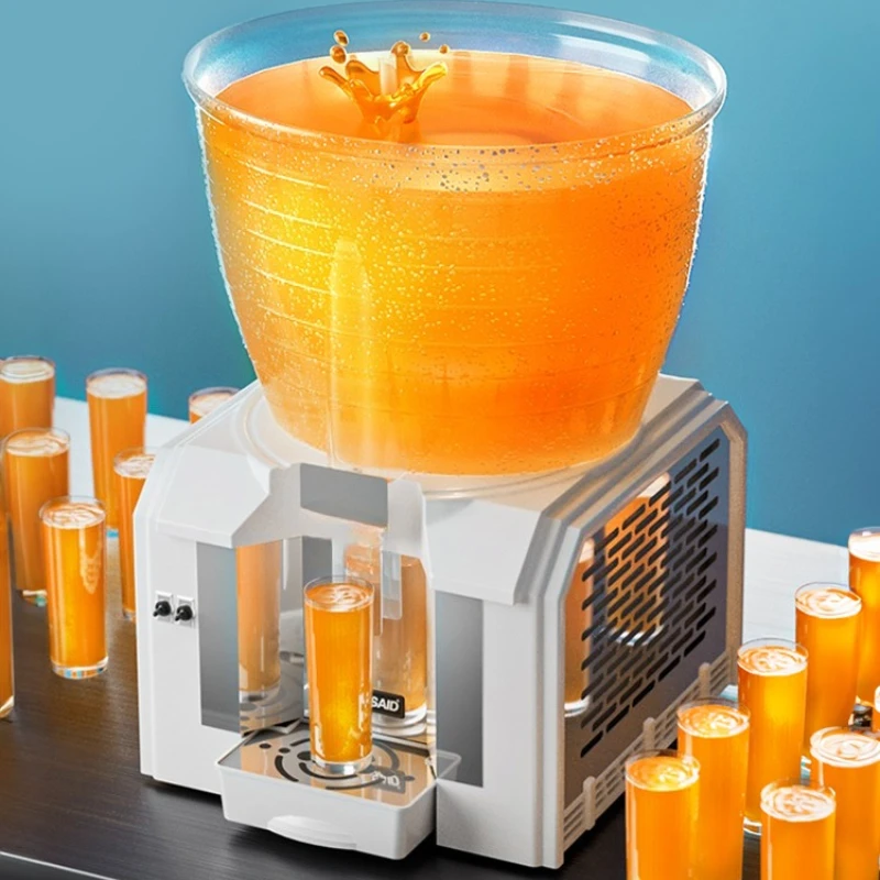 

Hot and cold milk tea machine cylinder Double temperature juicer Cold drinking machine Dayuan
