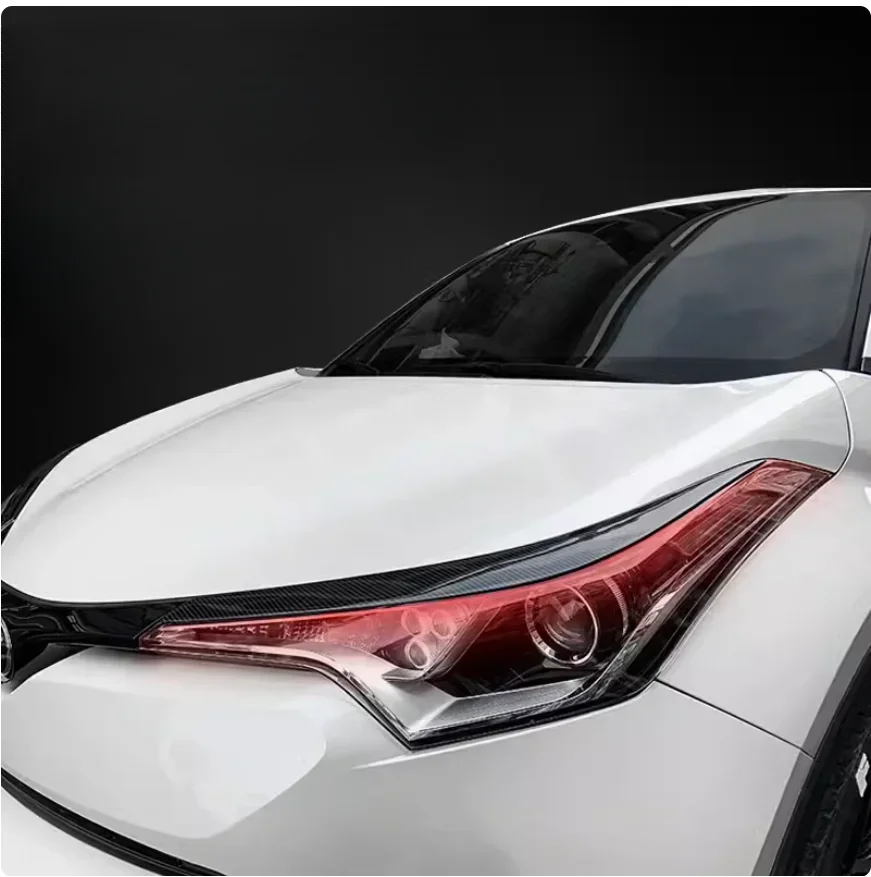 Sport Tuning Wide Body Kit Accessories Facelift For TOYOTA CHR C-HR 2015-2022 Front Headlight Eyebrow Brow Extension Part Tuning