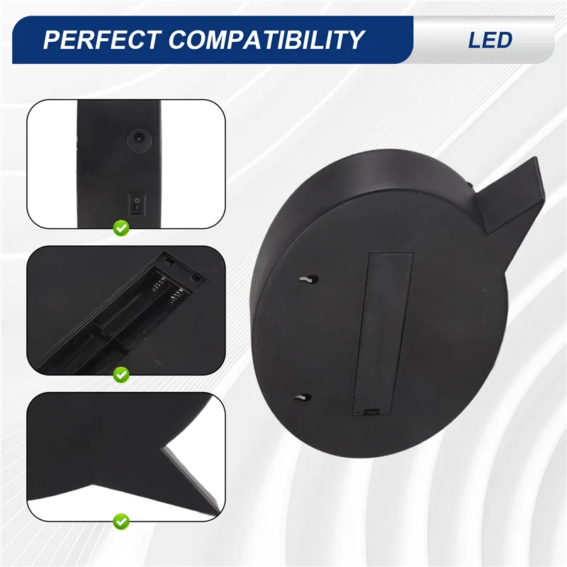 

FAAJ-Led Message Handwriting Letter Light Box Speech Bubble Shape Writing Board Add 1 Pen For Birthday Party Wedding