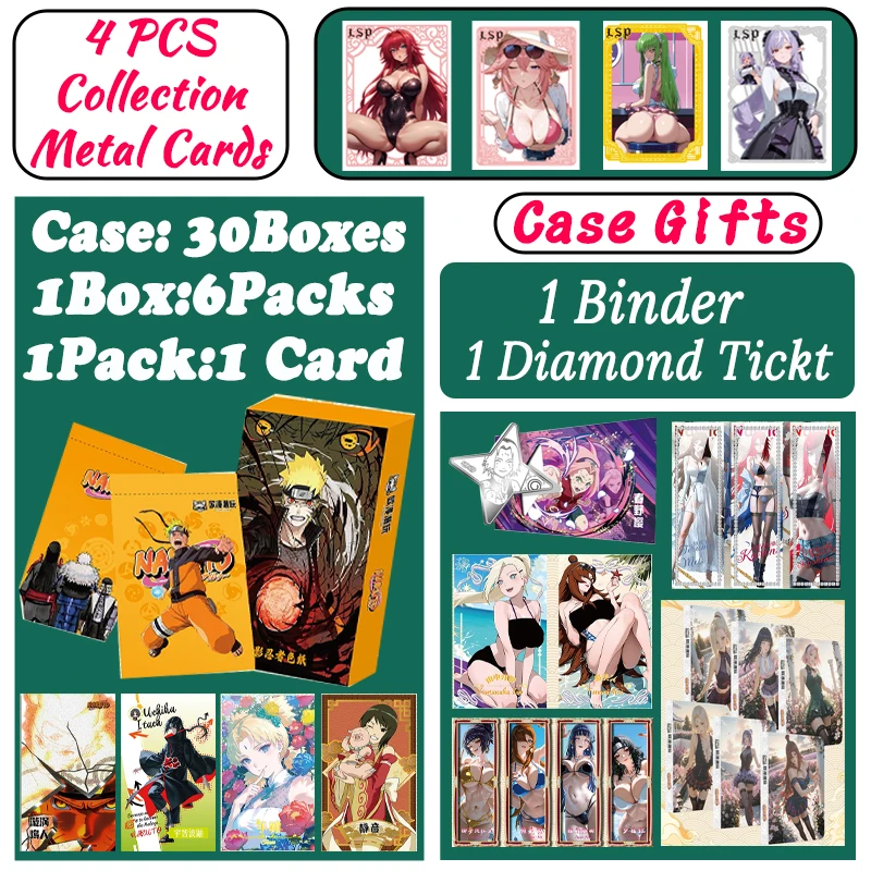 

2025 Newest Case Wholesale YE Culture Naruto Colored Paper Sasuke Sakura Palying Trading Artwork CCG TCG Hobbies Gift