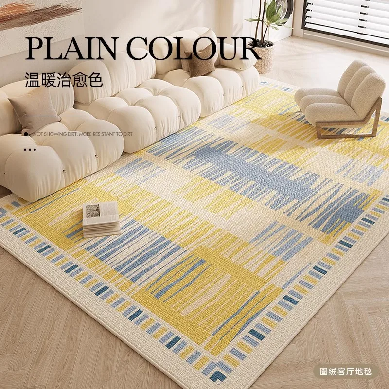 VIKAMA Wohnzimmer-Sofa, rutschfest und leicht zu pflegen, Teppich, Schlafzimmer, Nachttisch, schmutzabweisende Fußmatte, Heimdekoration
