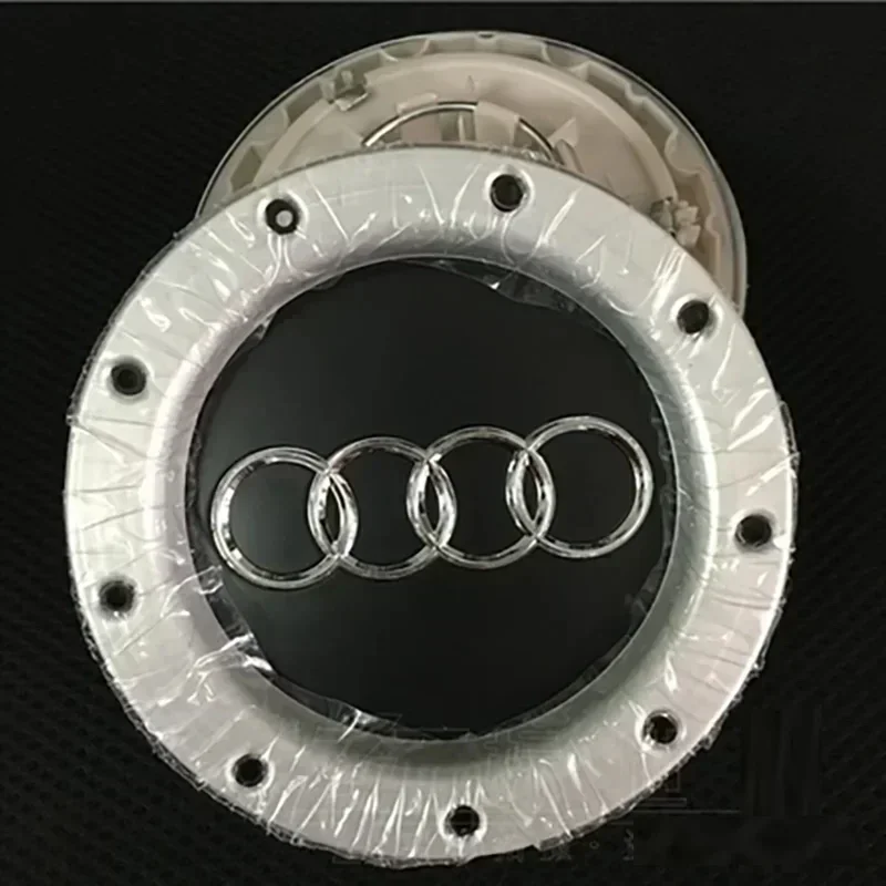 

4Pcs 146mm Gray Black Rim Cover Wheel Center Hub Caps Automotive Accessories For Audi TT 8D0 601 165 K 8D0601165K