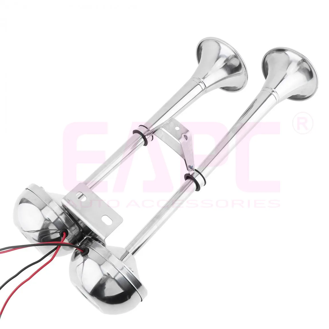 TZ-335DB 에어혼 12V 또는 24V 스테인리스 스틸 전기 듀얼 트럼펫 보트 마린