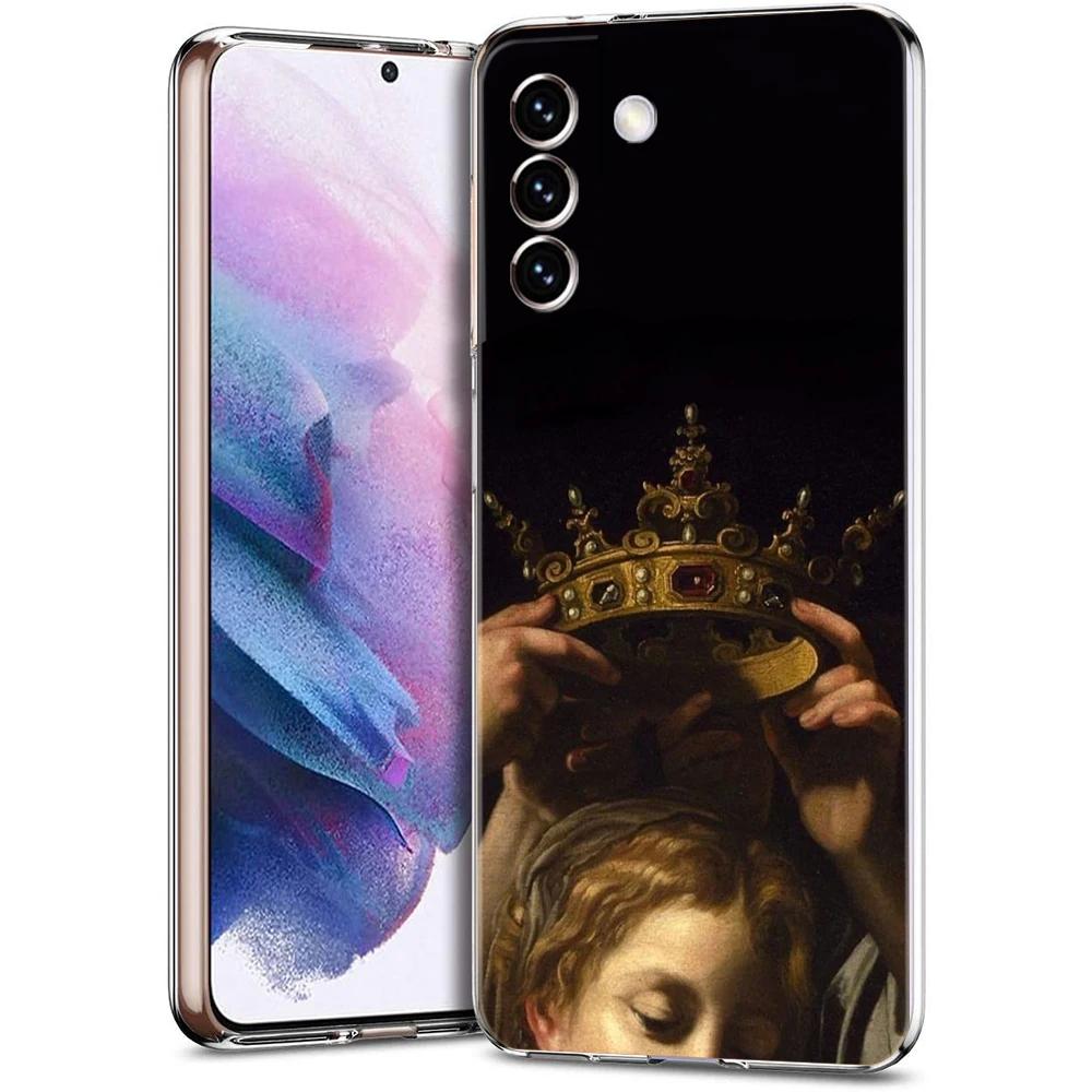 Classical Aesthetic Art Case for Samsung Galaxy S24 S23 S22 S20 S21 FE Ultra S24 S23 S10 S10E S9 S8 Plus 5G Transparent Shell